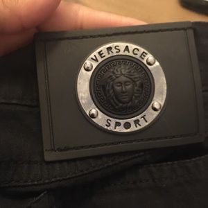 Versace Black Jeans for sale